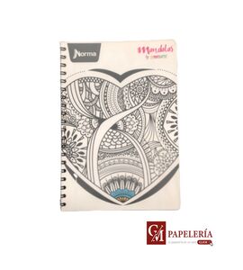 LIBRETA PROF ESPIRAL MANDALAS EXP C-7 100 HJS